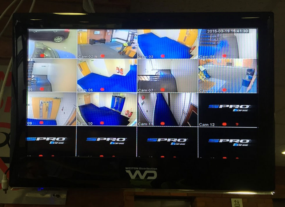 CCTV Screens by Sussex Electrical and Fire services